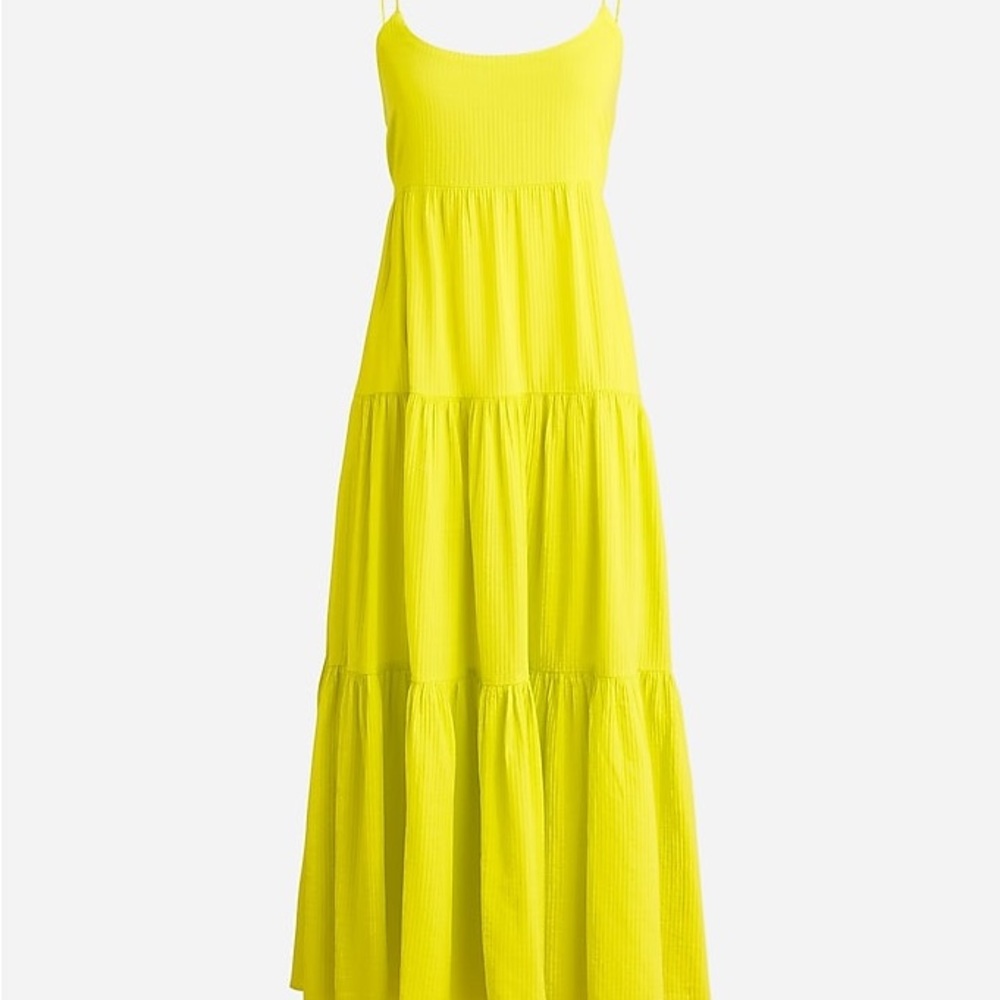 J. Crew Vibrant Yellow Maxi Dress